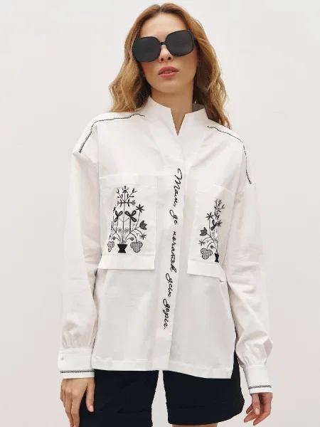 Вишита сорочка RicaMare білий