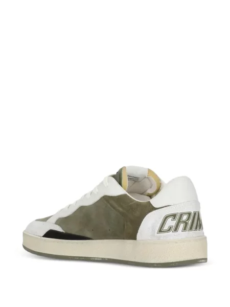 Bőr sneaker Crime London autogrammal zöld