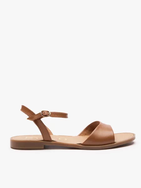 Шкіряні Сандалії RYLKO коричневий