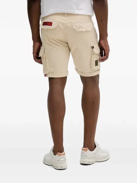 Pantaloni scurți cargo Alpha Industries cu autograf