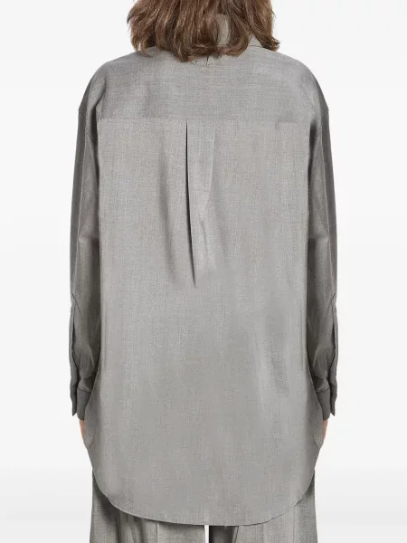 Cămașă Jacquemus lungă gri