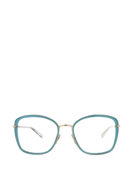Ochelari de soare Pomellato cu imprimeu geometric albastru