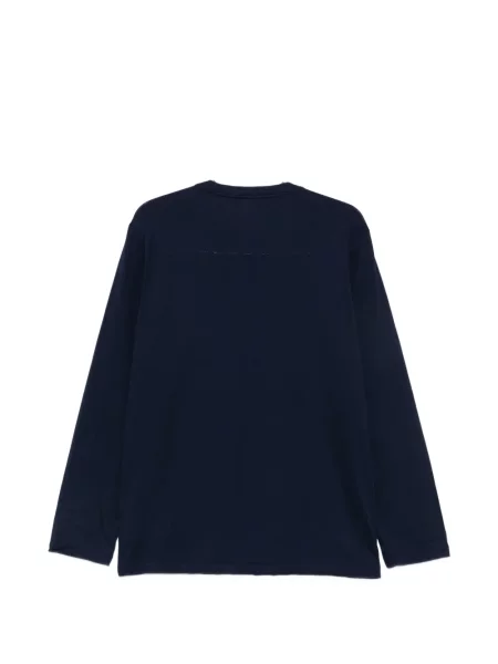 Кариран сутиен Polo Ralph Lauren бродиран синьо