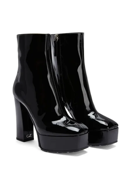Cizme scurte Giuseppe Zanotti cu platformă negru