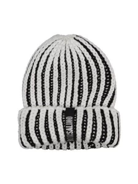 Czapka Borsalino wełniana z logo czarna