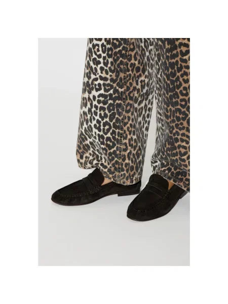 Posa mokasyny zamszowe Penny Loafer brązowe