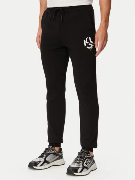 Karl Lagerfeld Jeans Sportinės kelnės juoda
