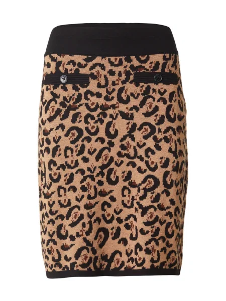 MORE & MORE Krilo Pepita brokat / temno rjava črna