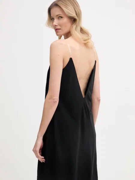 DKNY rochie MATTE negru