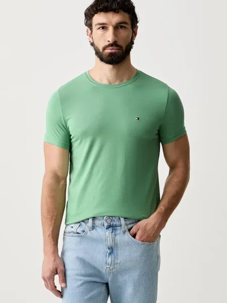 Tommy Hilfiger basic tričko s zelené