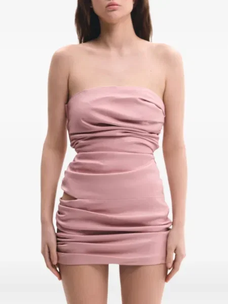 Bluzka Lika drapowana różowa