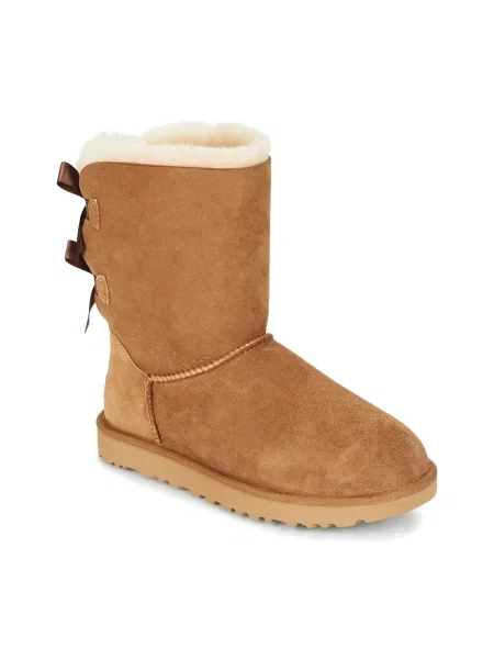 Tenisky Ugg s mašľou béžová