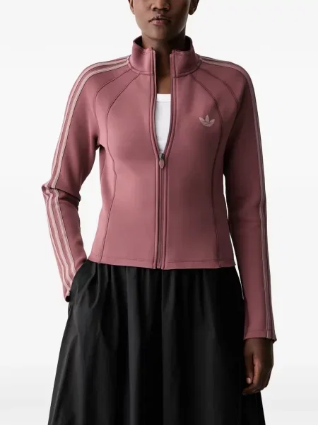Trčanje remenčić hlače Adidas s cvjetnim printom smeđa