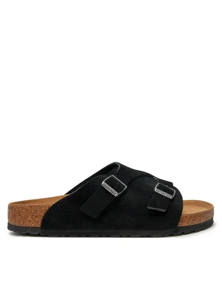 Papuci Birkenstock din piele negru