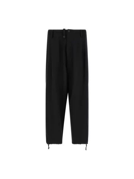 Spodnie Yohji Yamamoto wełniane czarne
