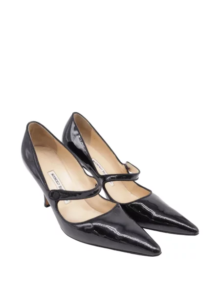 Полуотворени обувки Manolo Blahnik черно