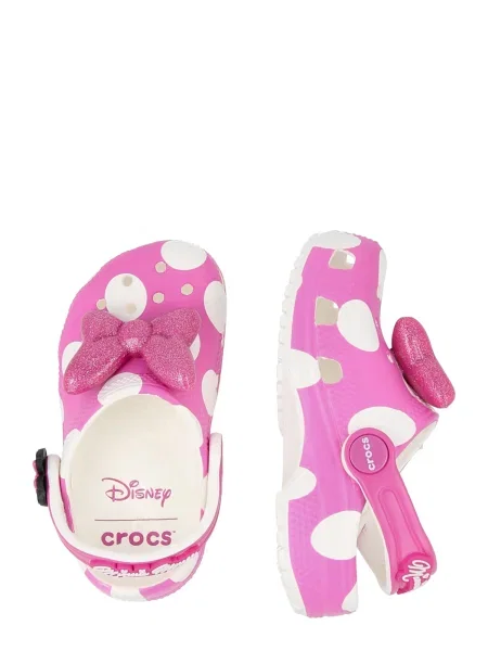 Šľapky Crocs Minnie Mouse Cls Clg T Ružová biela