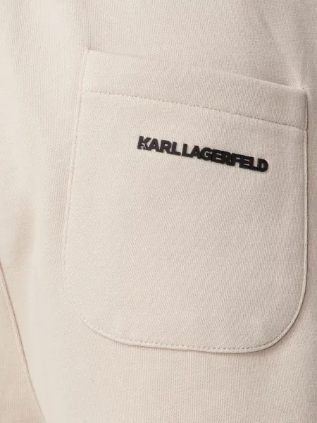 Повсякденні шорти Karl Lagerfeld бежевий