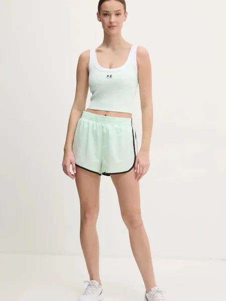 Шорты P.e Nation с высокой посадкой с аппликацией белые