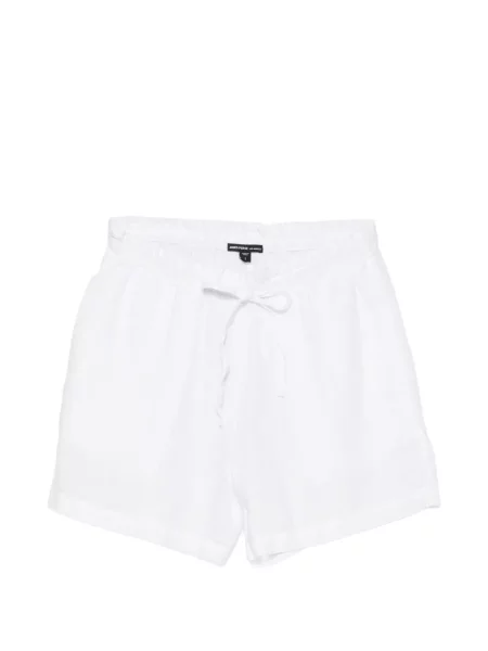Pantaloni scurți James Perse de in alb