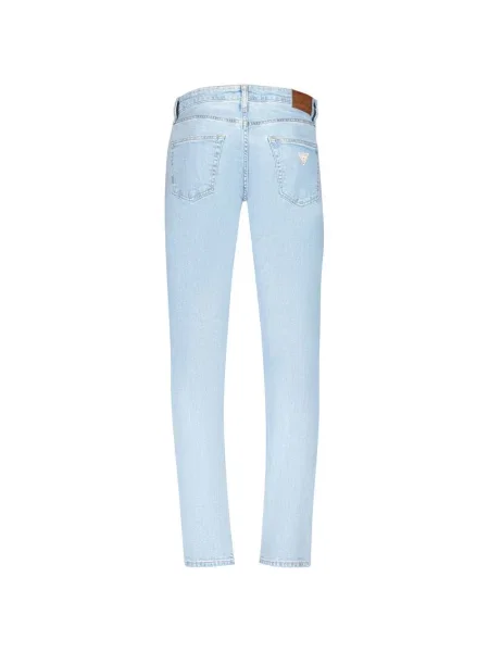 Jeansy Guess Jeans ze spandexu niebieskie
