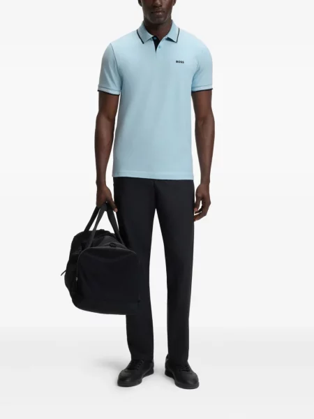 Gulerat polo Boss albastru