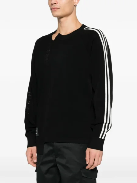 Pulover Y-3 cu dungi negru