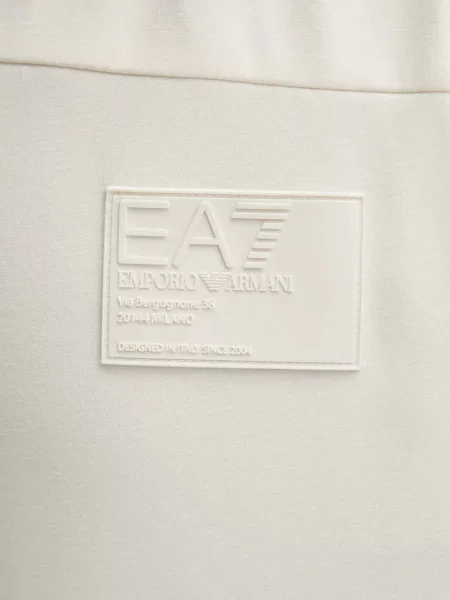 Спортивні штани Emporio Armani однотонні бежевий