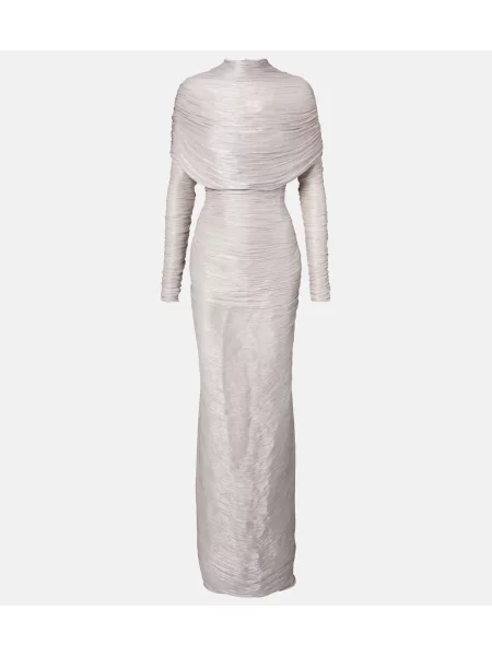 Rochie Marmar Halim argintiu
