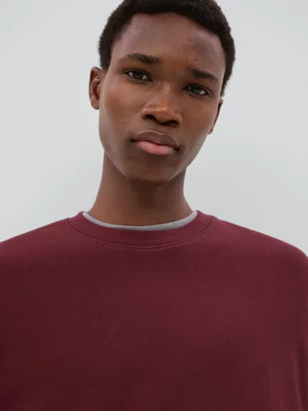 Bluza ze wzorem burgund Teen S MANGO TEEN