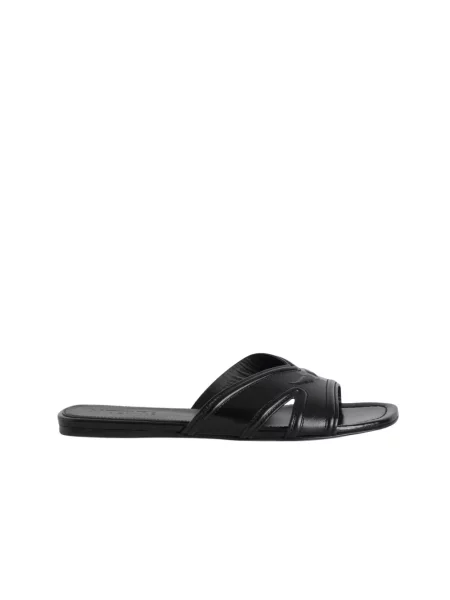 ZADIG&VOLTAIRE klapki skórzane Azora czarny