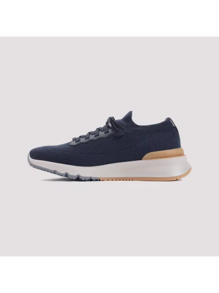 Sneakersy Brunello Cucinelli niebieskie