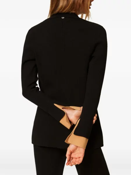 Geacă Twinset tricotate negru