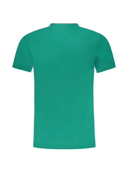 Tricou Cavalli Class cu imagine cu model leopard verde