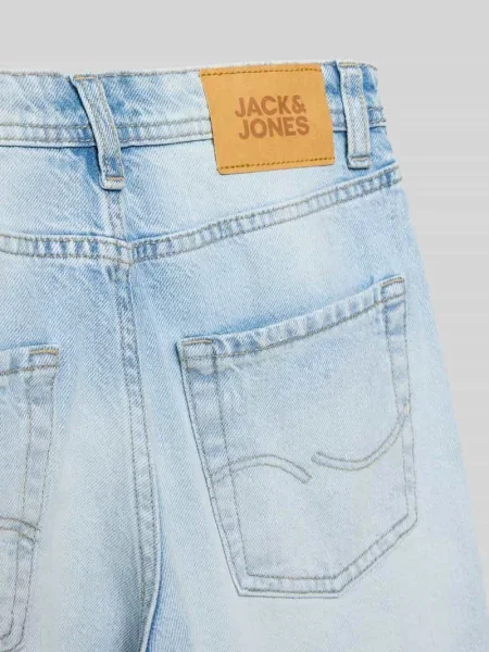 Jeansy z Detal z logo Model DAVE' Jack & Jones