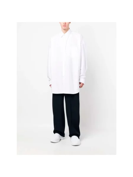 Spodnie Balenciaga wełniane niebieskie