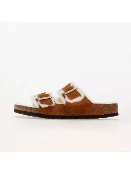 Ovčí kůže tenisky Birkenstock hnědé