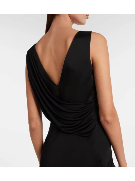 Rochie Versace din jerseu negru
