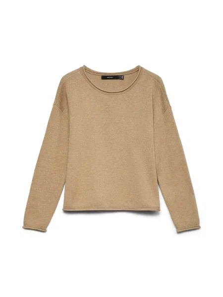 VERO MODA Pulover VMSABA închis bej