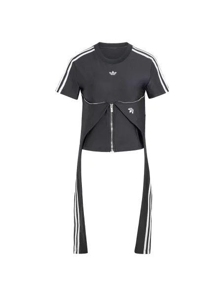 T-shirt adidas Corset Tee Black S λευκό
