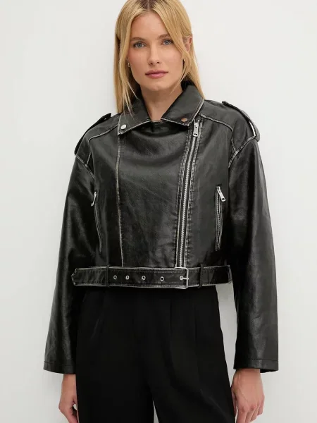Куртка Answear.LAB перехідна oversize чорний