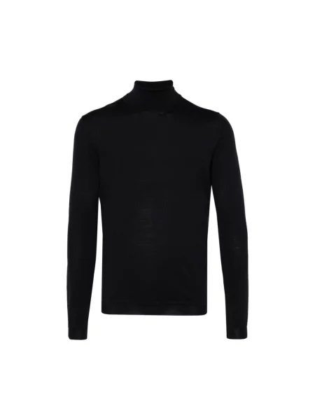 Sweter Goes Botanical z wełny merino niebieski