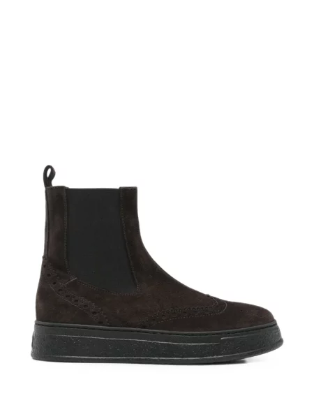 Botine chelsea Agl din piele de căprioară maro