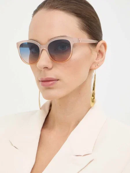 Слънчеви очила Guess бежово