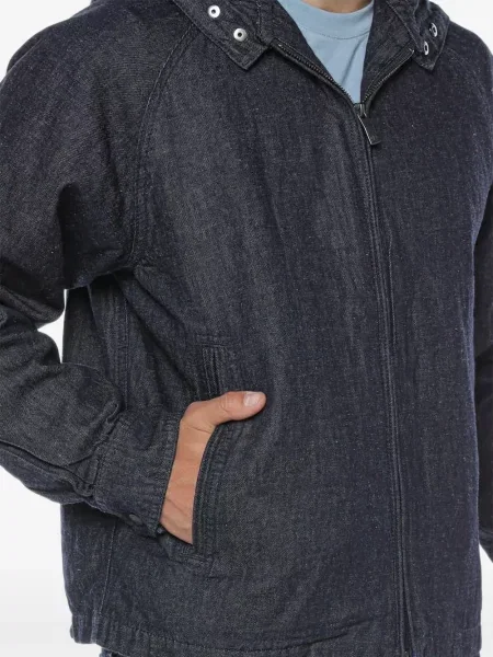 Kapucnis farmer dzseki Armani Exchange kék