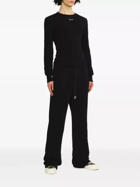 Vilnonis megztinis Off-white balta