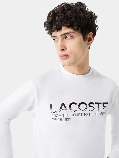 Свитшот Lacoste белый
