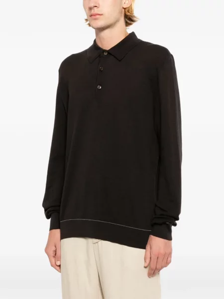Tricou polo Brioni maro