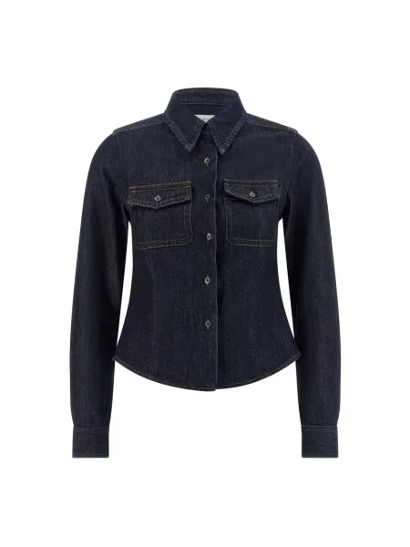 Bluzka Dries Van Noten niebieska