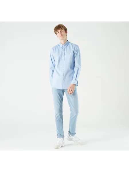 Lacoste сорочка синя